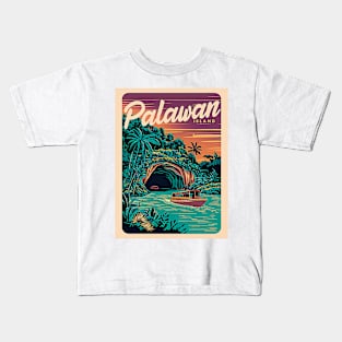 Palawan Island Philippines Kids T-Shirt